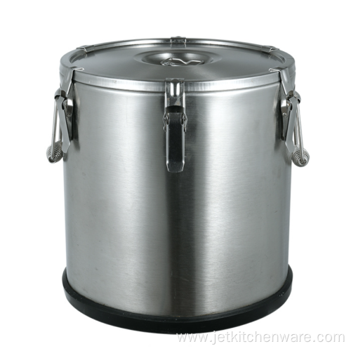 Stainless steel preservation barrel for soup